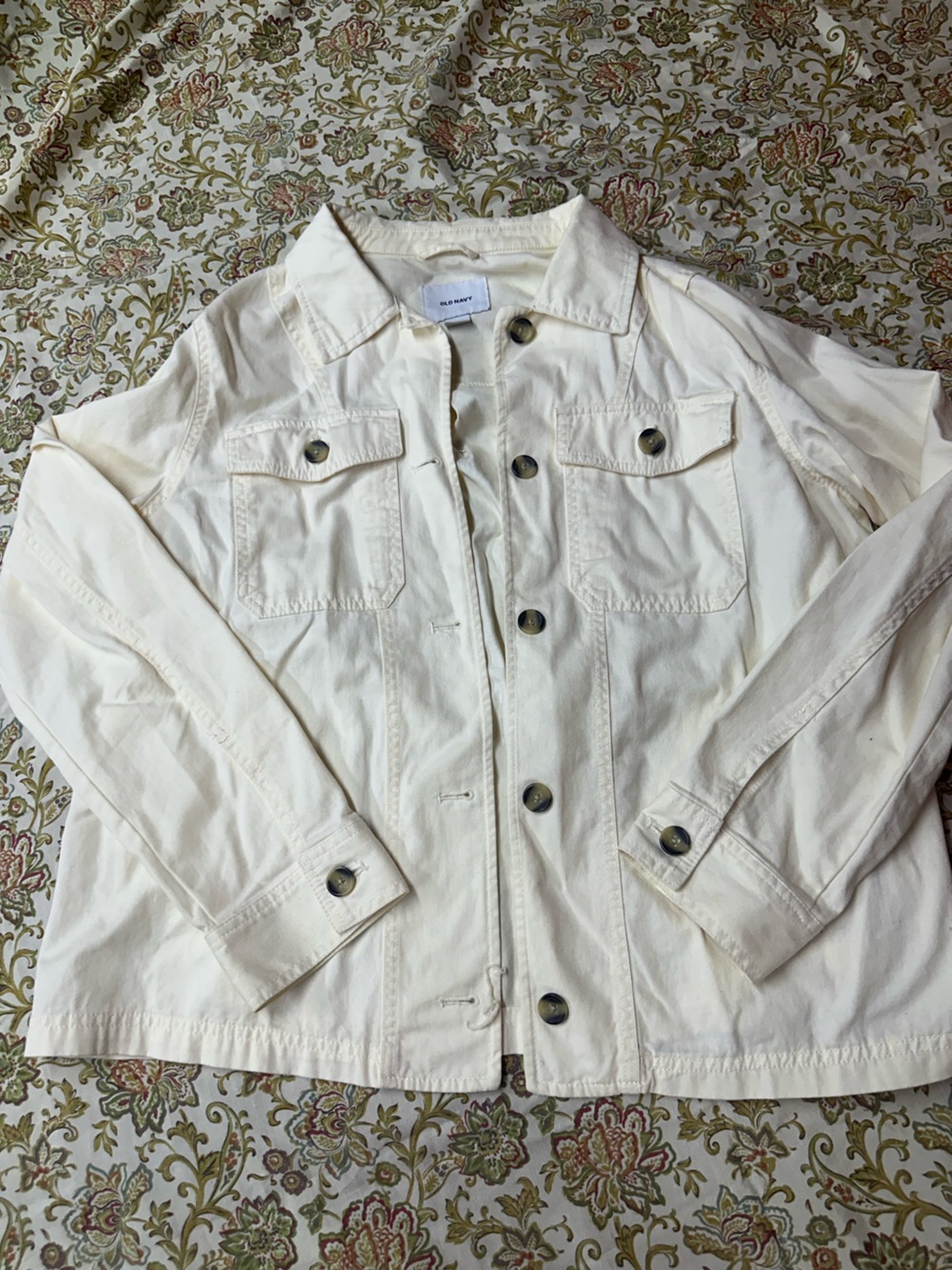 Old Navy Cream Jean Jacket
